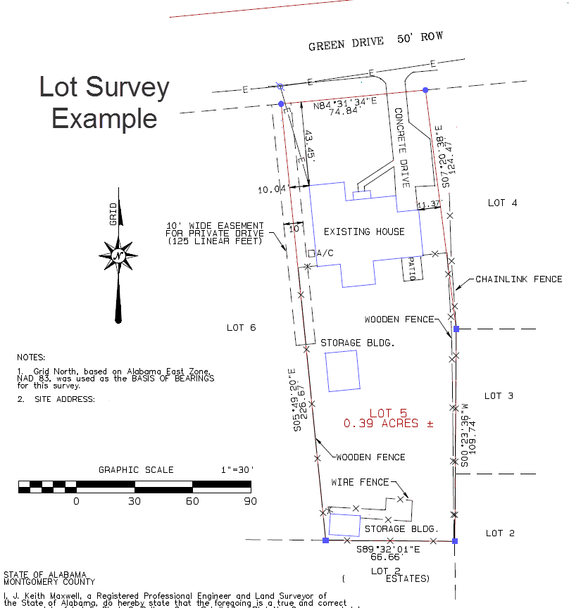 Lot Survey Huntsville Land Surveying